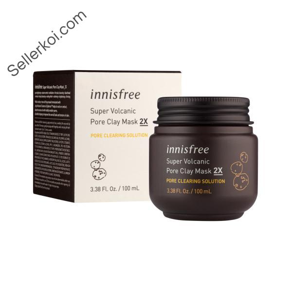 Innisfree Super volcanic pore clay mask 2X (100ml)